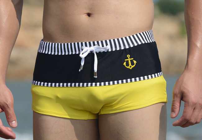 Estilo marinero en moda baño hombre 2014 Estilo marinero en moda baño hombre 2014