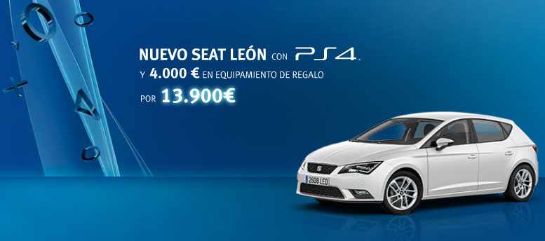 Nuevo Seat Leon con PS4 y 4000 euros en equipamiento